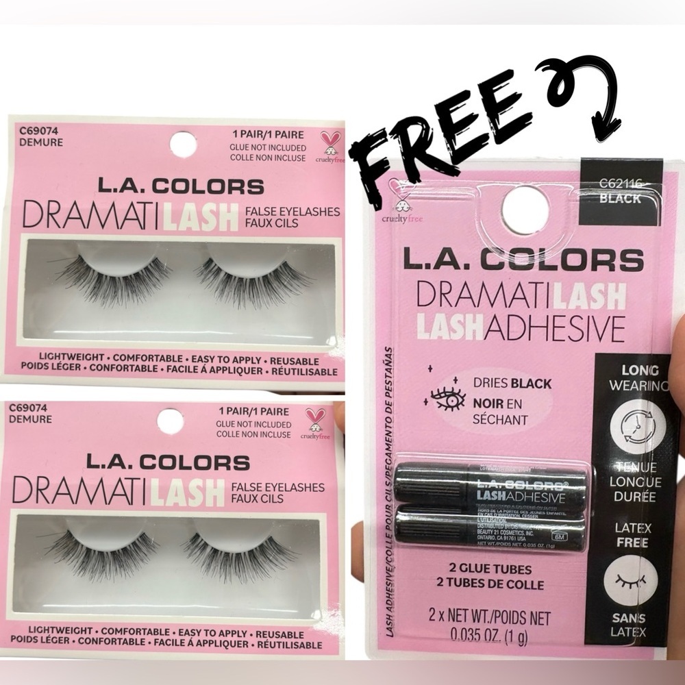 L.A. Colors DramatiLash Demure  Eyelashes